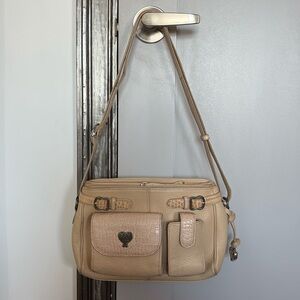 Vintage Brighton Adjustable Leather Shoulder Bag
